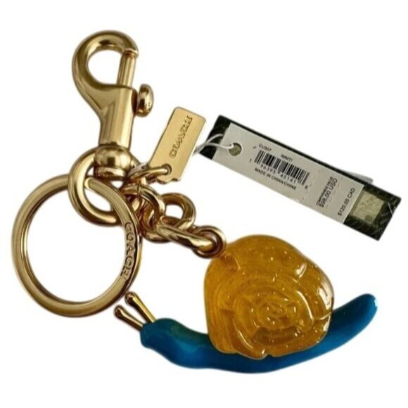 COACH X Observed By Us Snail Acrylic Limited Edition Hand Bag Charm - Picture 4 of 4